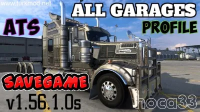 ATS - Hazır Save Dosyası (Tüm Harita DLC'leri Gereklidir) (1.56) - modu