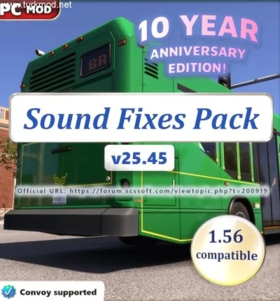 ETS2 - Ses Düzeltme Paketi (1.56) - modu