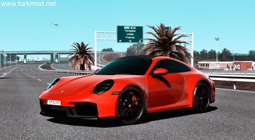 ETS2 - 2025 Porsche 911 Carrera GTS Araba Modu (1.56)