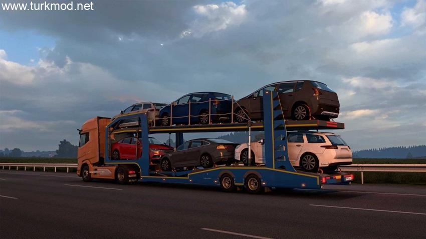ETS2 - Araba Taşıyıcı Dorse Modu (1.57)