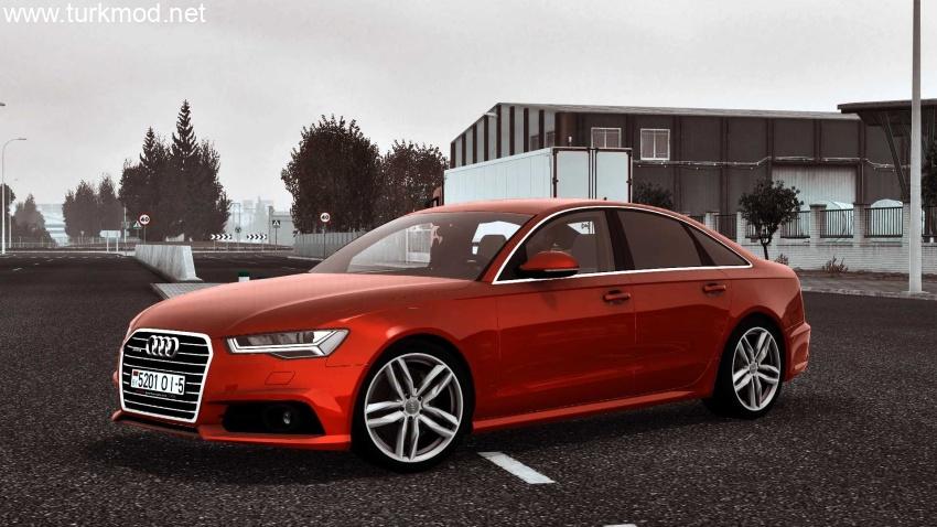 ETS2 - Audi A6 C7 3.0 TFSI 2015 Araba Modu (1.56)