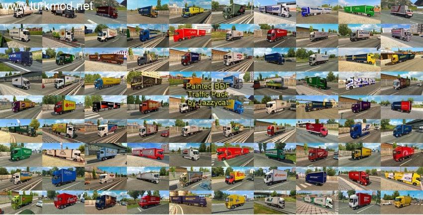 ETS2 - Boyalı BDF Kamyon Trafik Paketi (1.57)