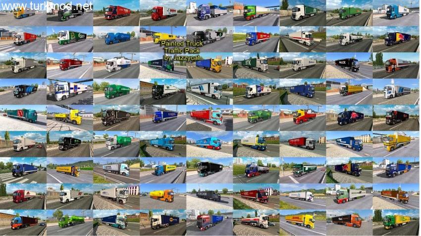 ETS2 - Boyalı Kamyon Trafik Paketi (1.57)