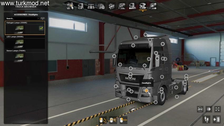 ETS2 - Far Seçenekleri Modu (1.57)