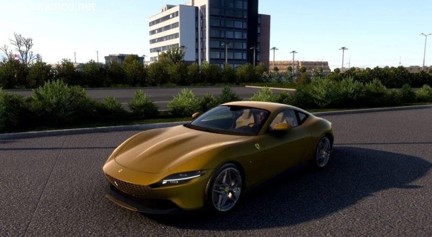 ETS2 - Ferrari Roma Spider Araba Modu (1.56)