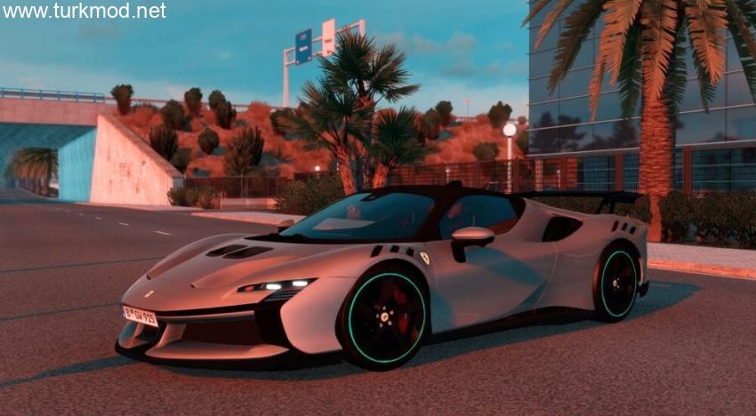 ETS2 - Ferrari SF90xx Stradale 2024 Araba Modu (1.56)