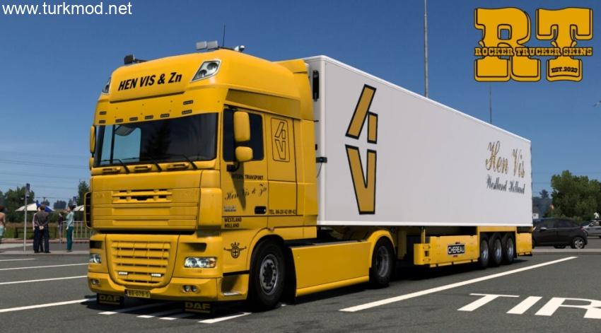 ETS2 - Hen Vis Transport Skin Paketi (1.57)