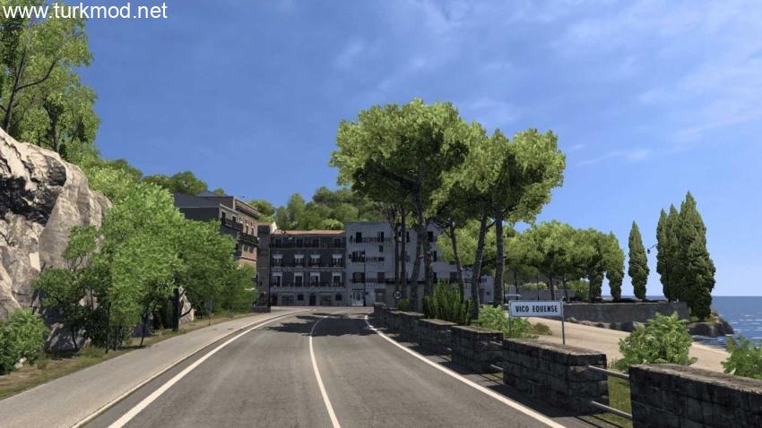ETS2 - İtalya Harita Projesi Harita Modu (1.57)