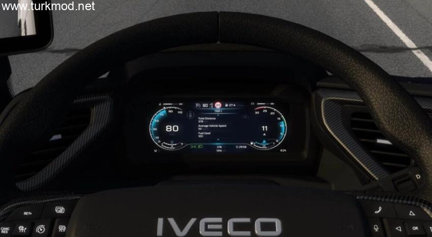 ETS2 - Iveco S-Way Geliştirilmiş Gösterge Paneli (1.56)