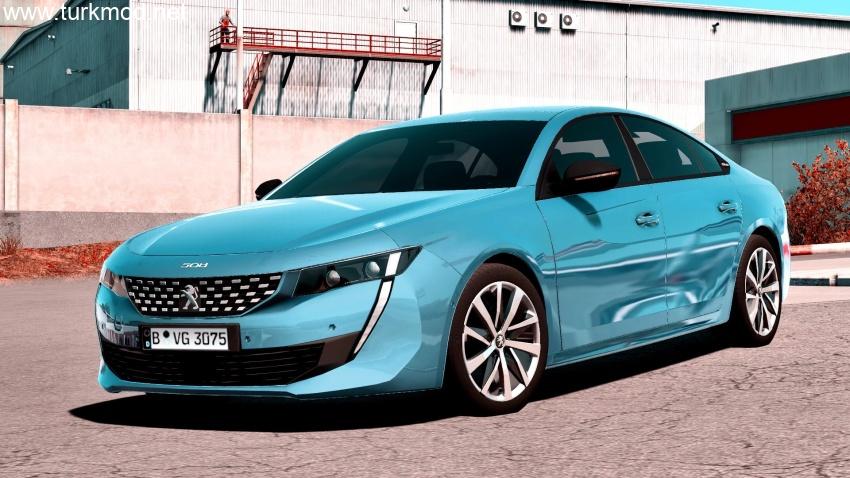 ETS2 - Peugeot 508 GT 2022 Araba Modu (1.56)