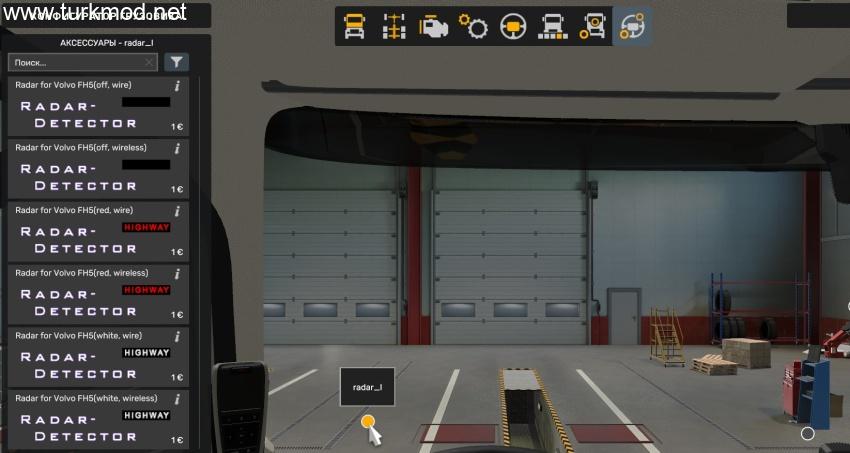 ETS2 - Radar Dedektörü + Dil Paketi (1.57) / V2.1.5