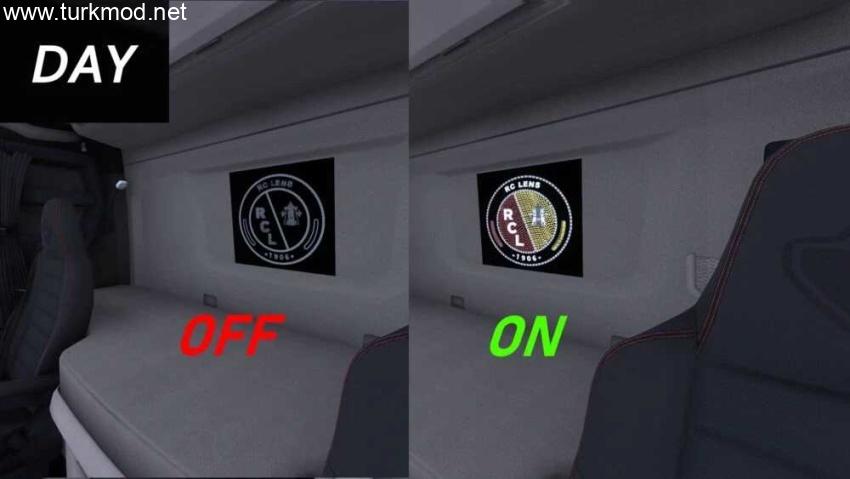 ETS2 - RC Lens Logo LED (1.57)