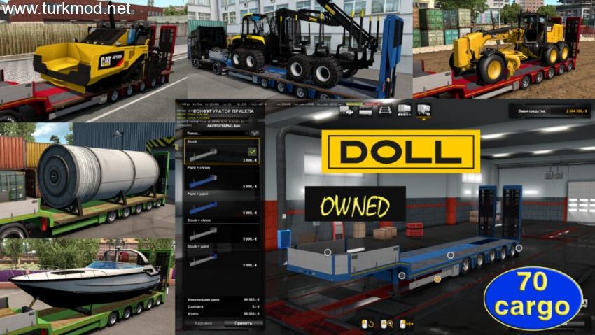 ETS2 - Sahip Olunabilir Ağır Tonajlı Dorse Paketi (1.57)