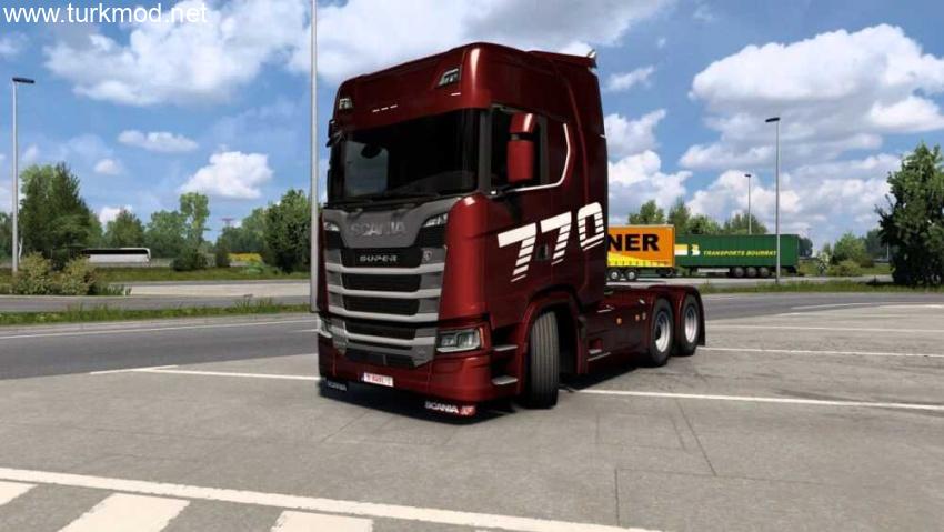 ETS2 - Scania 770 V8 Açık Boru Ses Modu (1.57)