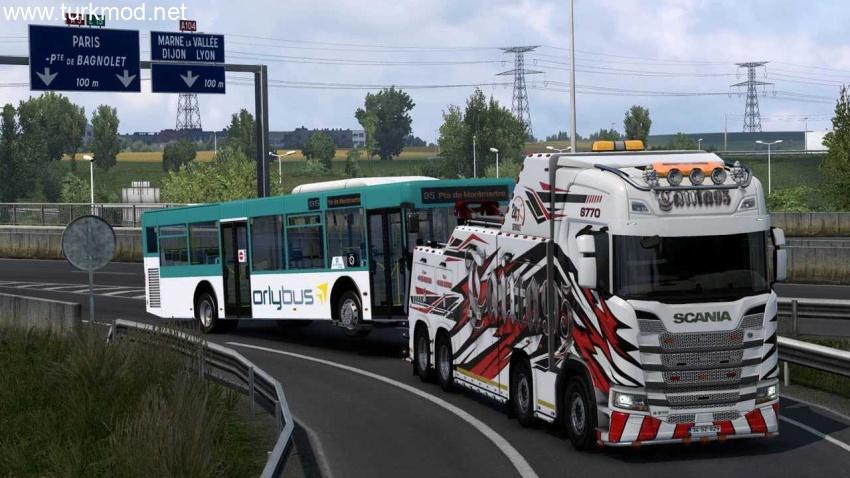 ETS2 - Scania NG S Wrecker Çekici Modu (1.56)
