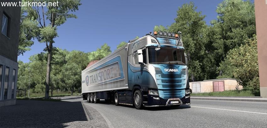 ETS2 - Scania S&R Next Gen Vabis Skin Paketi (1.56)