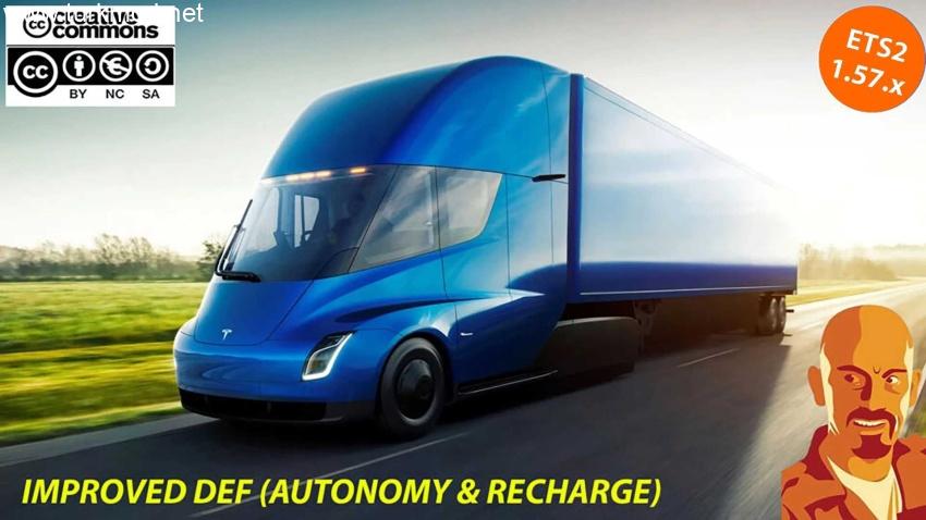 ETS2 - Tesla Semitruck Geliştirilmiş DEF (1.57)