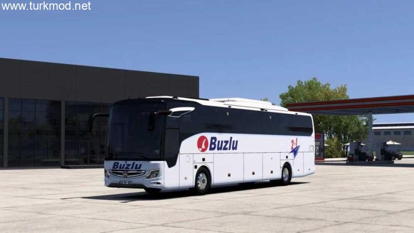 ETS2 - Yeni Tourismo 16 Otobüs İçin Buzlu Turizm Skini (1.57)