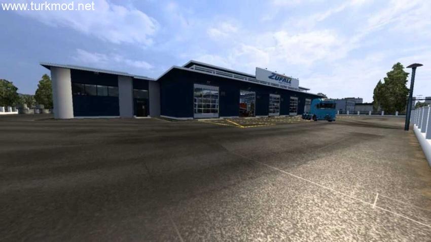 ETS2 - Zufall Lojistik Grubu Büyük Garaj Modu (1.57)