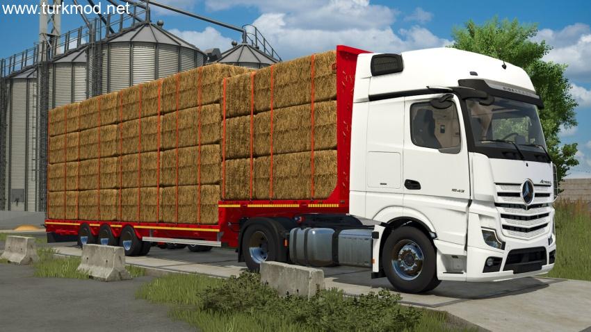 FS25 - Camara Saman Balyası Dorsesi Modu