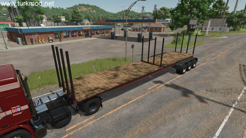 FS25 - Eski Kütük Römorku