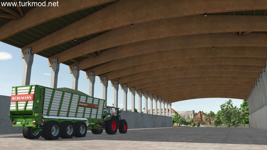 FS25 - Kapalı Silaj Alanı