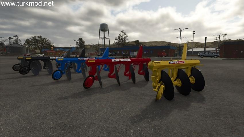 FS25 - Lizard AF Diskli Tarla Sürme Ekipmanı Modu kapak görseli