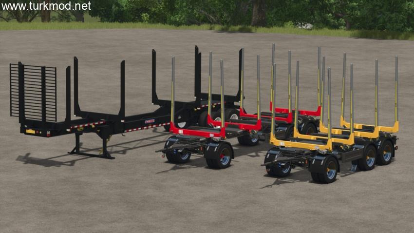 FS25 - Otomatik Ahşap/Odun Yükleme Römork Paketi kapak görseli
