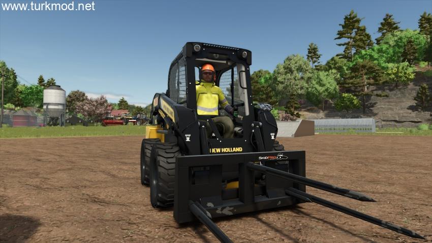 FS25 - Skid Pro Balya Mızrağı