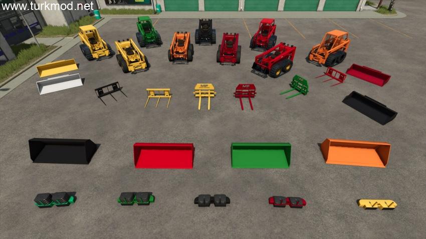 FS25 - Skid Steer Yükleyici 711 Paketi
