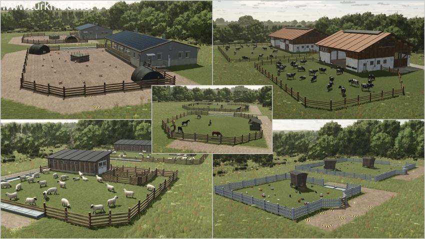 FS25 - Yerleştirilebir Hayvanlar Paketi
