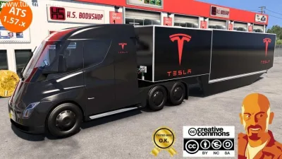 ATS - Tesla Semitruck 2019 (1.57) - modu