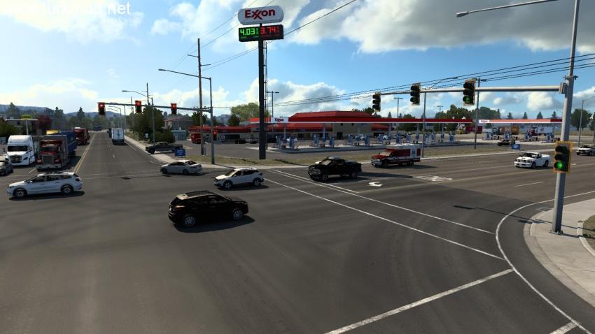 ATS - Gerçek Şirketler, Benzin İstasyonları ve Genişletilmiş Reklam Panoları (1.57) / V 1.03.02