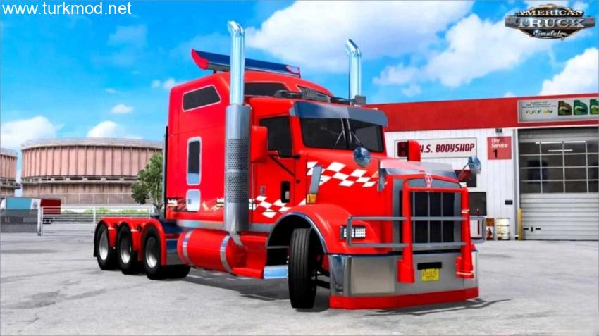 ATS - Kenworth T800 Custom Mexa Çekici Modu (1.57)