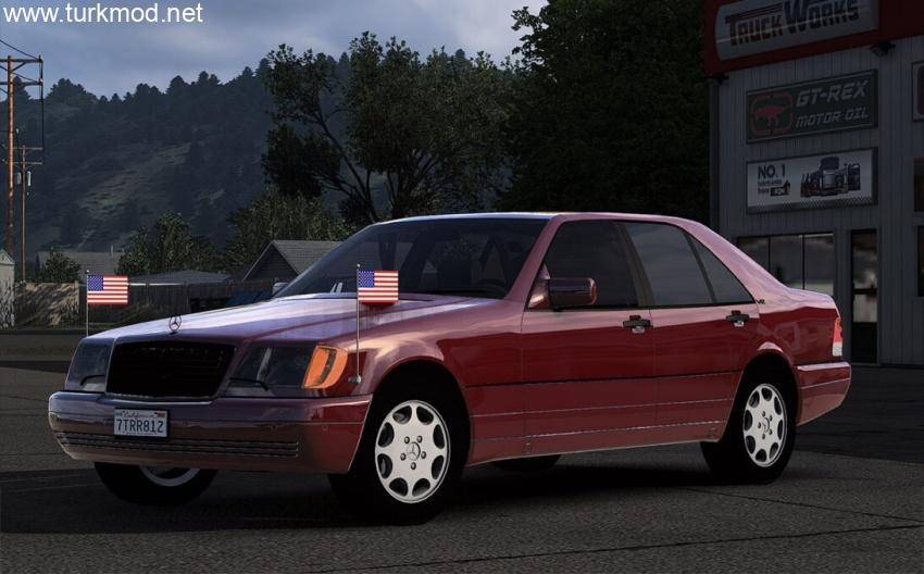 ATS - Mercedes-Benz W140 S-Class S600 Araba Modu (1.57) kapak görseli