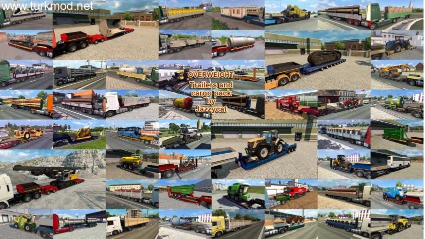 ETS2 - Aşırı Ağır Tonajlı Dorse ve Kargo Paketi (1.57)