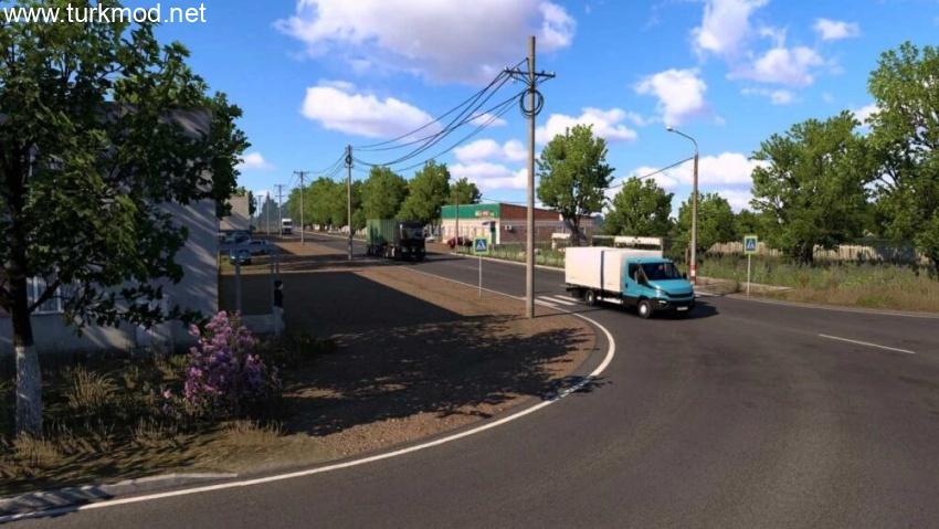 ETS2 - Berdyansk Azak Denizi Yolu Harita Modu (1.57) kapak görseli