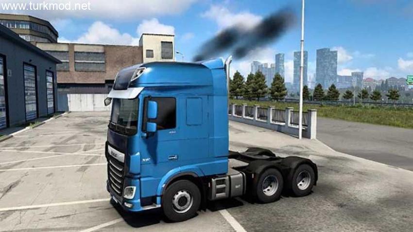 ETS2 - Çekicilerde Kara Duman Egzoz Modu (1.57)
