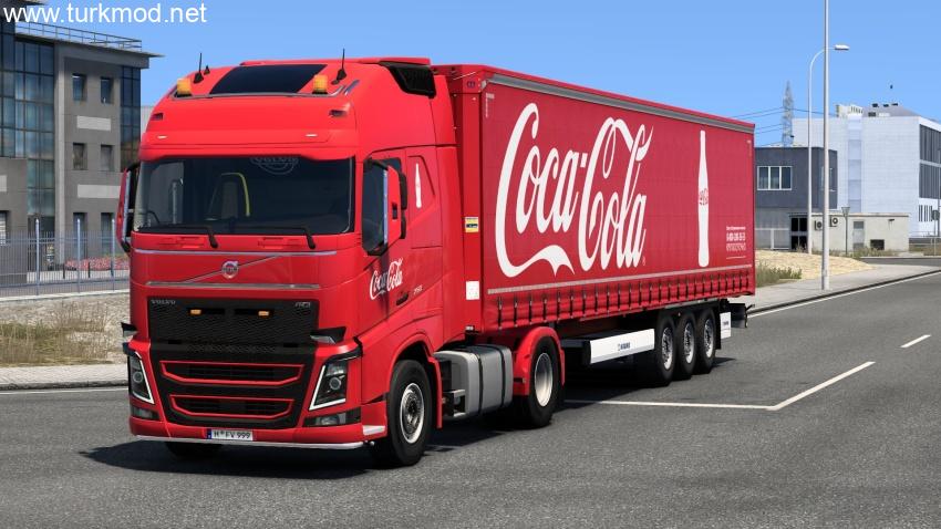 ETS2 - Coca-Cola Skin Paketi (1.57) kapak görseli
