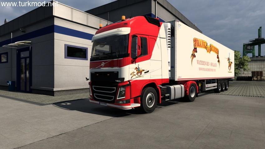 ETS2 - Frank de Ridder Transport B.V. Skin Paketi (1.57)