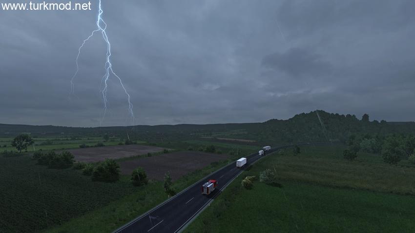 ETS2 - Gerçekçi Hava Durumu Sistemi (1.57) / V2.1 kapak görseli