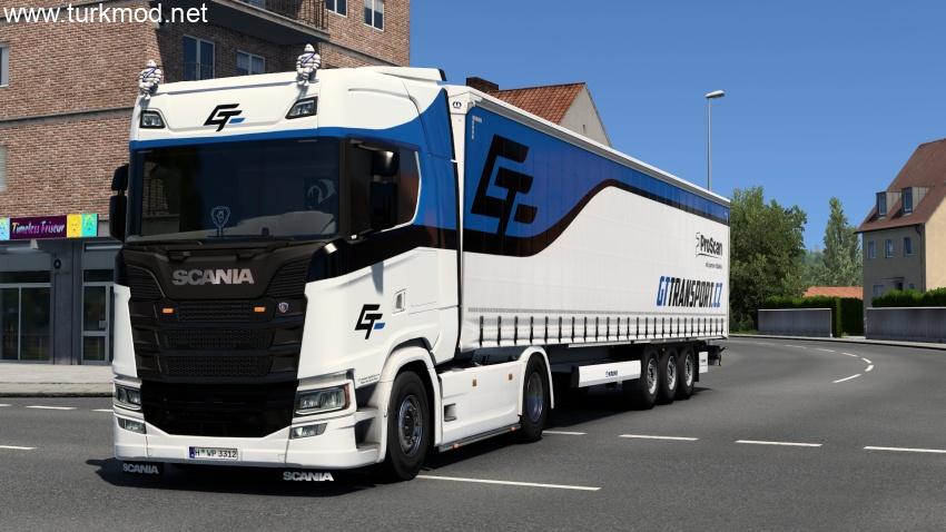 ETS2 - GT Transport Skin Paketi (1.57) kapak görseli