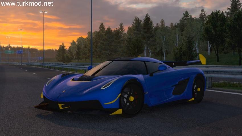ETS2 - Koenigsegg Jesko 2024 Araba Modu (1.57) kapak görseli