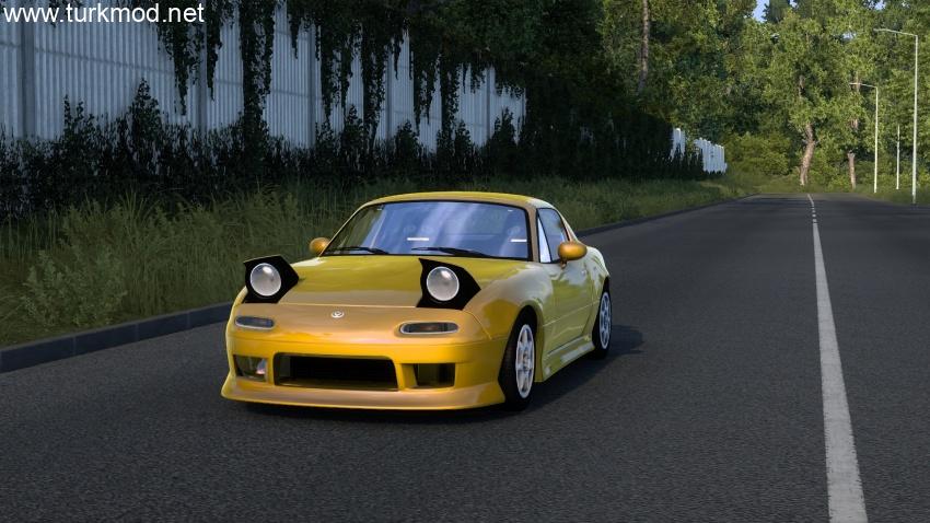 ETS2 - Mazda MX-5 Miata NA Araba Modu (1.57) kapak görseli