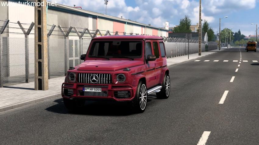ETS2 - Mercedes-Benz W463 2022 G63 AMG Araba Modu (1.57) kapak görseli