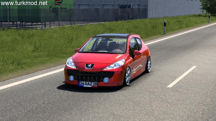 ETS2 - Peugeot 207 RC Araba Modu (1.57)