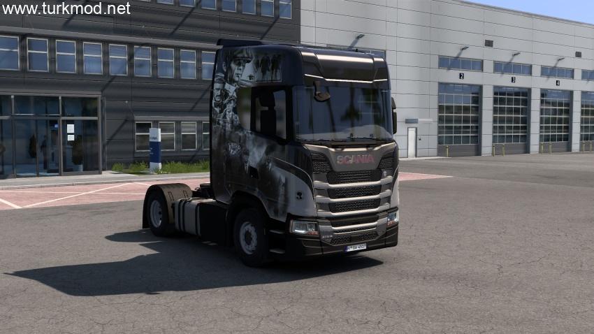 ETS2 - Scania S Peaky Blinders Skin (1.57) kapak görseli