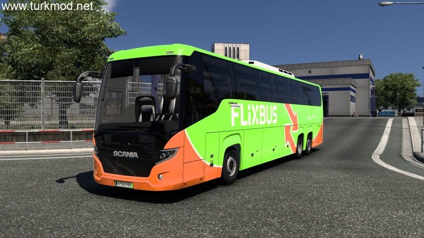 ETS2 - Scania Touring HD Otobüs Modu (1.57) kapak görseli