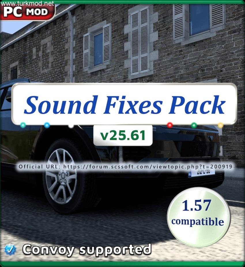 ETS2 - Ses Düzeltmeleri Paketi (1.57) / V25.61 kapak görseli