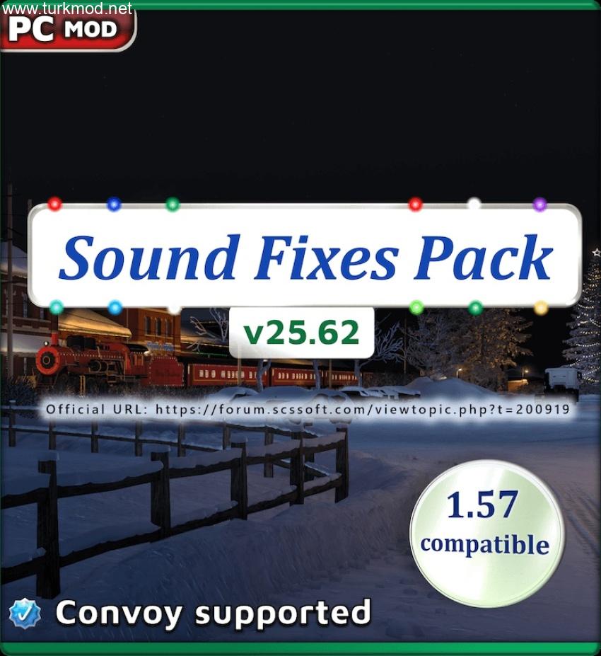 ETS2 - Ses Düzeltmeleri Paketi (1.57) / V25.62 kapak görseli